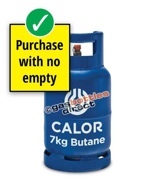 7kg Butane Calor Gas Bottle  - New Full Cylinder