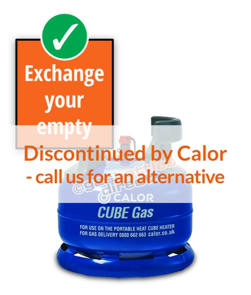 6kg Butane Cube Calor Gas Bottle Cylinder Refill